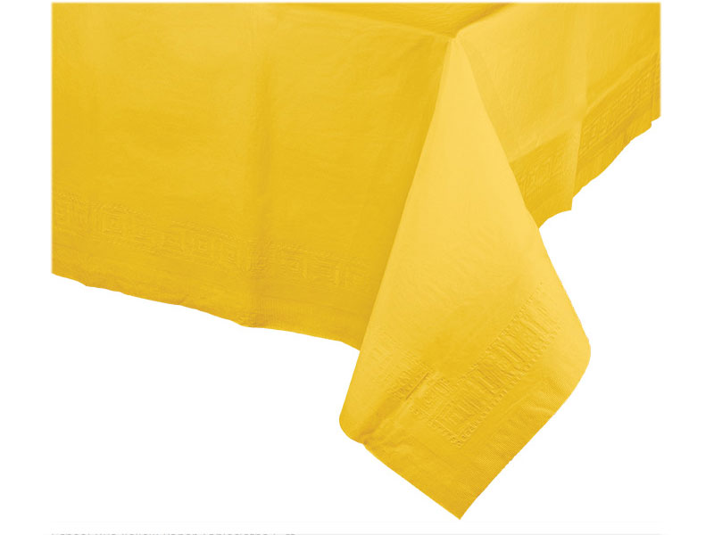 School Bus Yellow Paper Tablecloths 6 ct