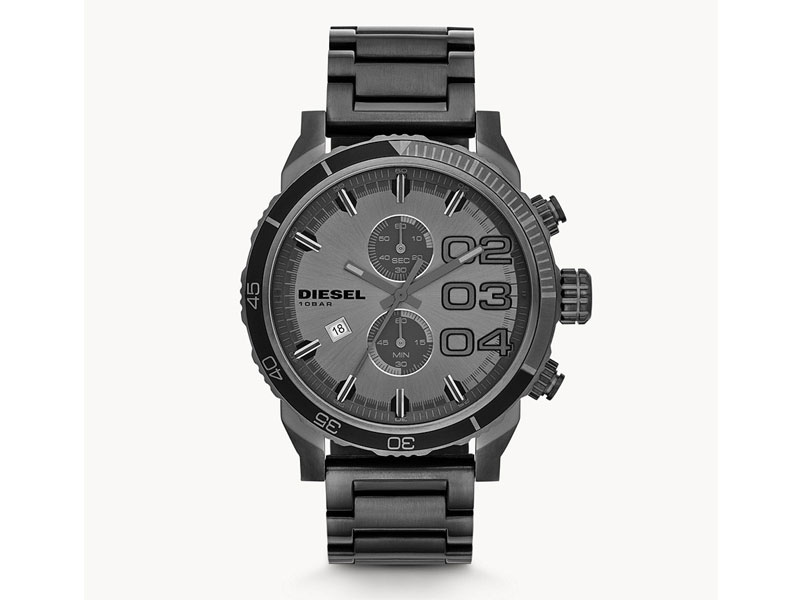 Men's Diesel Double Down Stainless Steel 48 Chronograph Quartz Watch