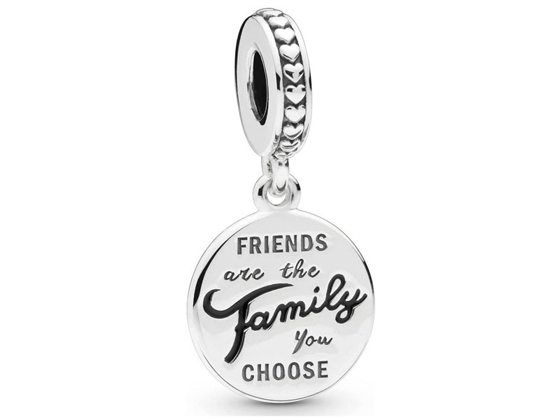 Pandora Friends Are Family Charm