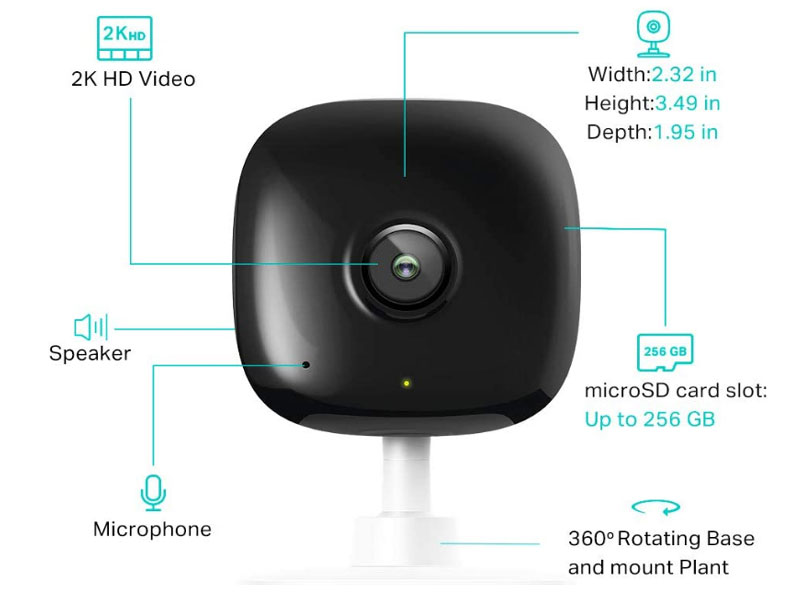 Kasa Smart 2K Security Camera for Baby Monitor