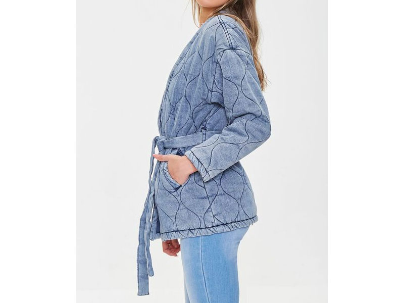 Women's Quilted Wrap Jacket