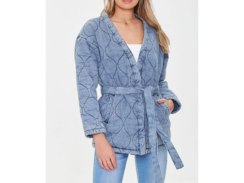 Women's Quilted Wrap Jacket