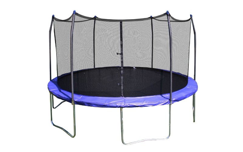 15ft x 17ft Oval Trampoline with Enclosure System