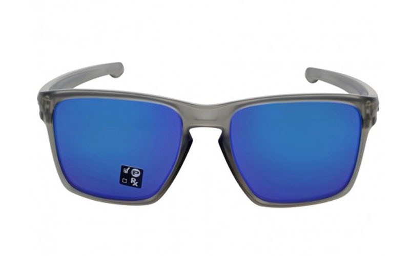 Oakley Matte Gray Ink Frame Sapphire Iridium Polarized Sunglasses