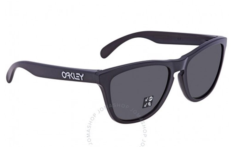 Oakely Frogskins Polarized Prizm Black Sunglasses
