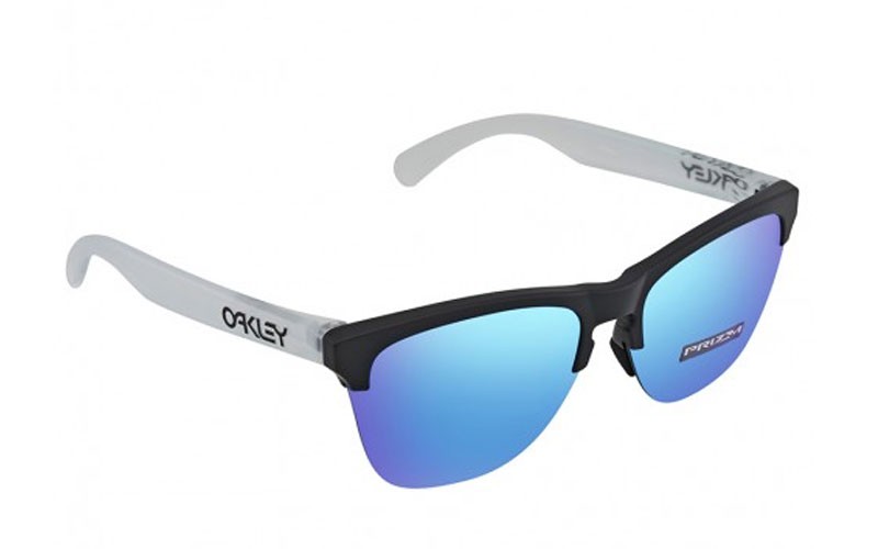 Oakley Frogskin Lite Prizm Sapphire Round Mens Sunglasses