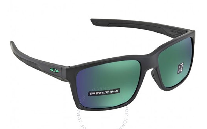 Oakley Mainlink Prizm Jade Polarized Rectangular Mens Sunglasses