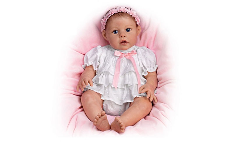 Touch Activated Hugging Baby Doll by Jannie DeLange