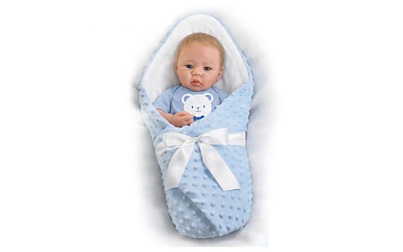 So Truly Real My Little Guy Lifelike Baby Doll with Blanket