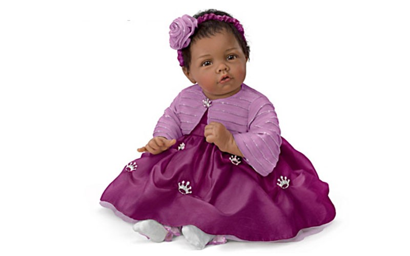 Elly Knoops Pretty as a Princess Poseable Baby Girl Doll