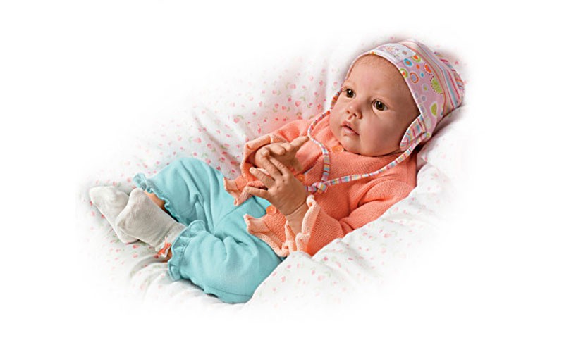 Hannah Goes to Grandmas Real Touch Baby Doll by Jannie DeLange