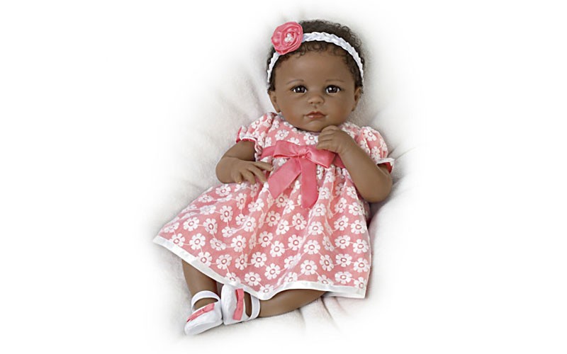 Linda Murray Serenas Sunday Best Real Touch Skin Baby Doll
