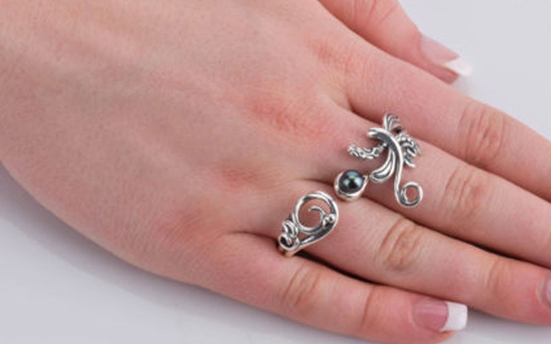 Fritz Casuse Sterling Silver Dragonfly Ring