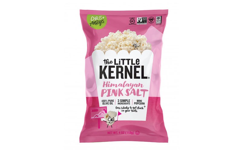 The Little Kernel Mini Popcorn Pink Himalayan Salt 4 oz Bags