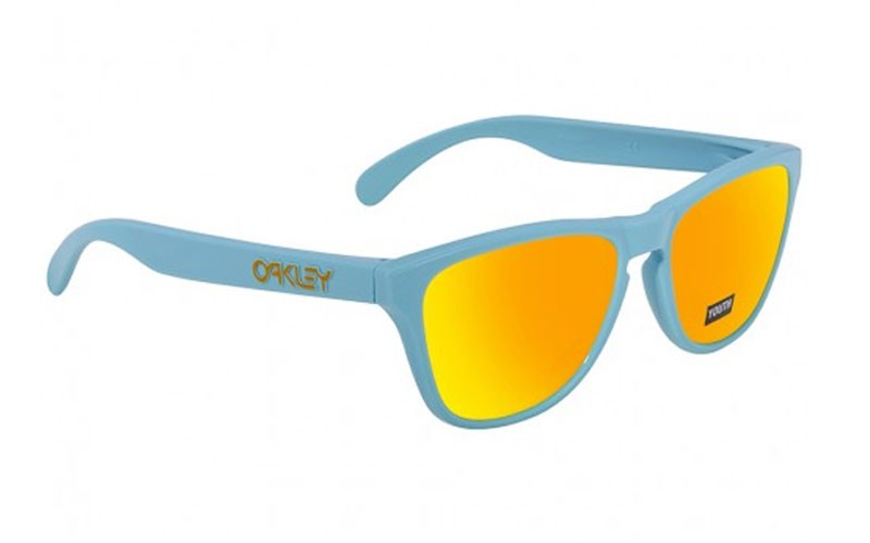 Oakley Frogskins Fire Iridium Wayfarer Sunglasses
