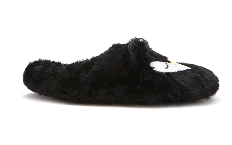 Faux Fur Penguin Slippers