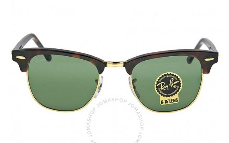 Ray Ban Clubmaster Tortoise 49 mm Sunglasses
