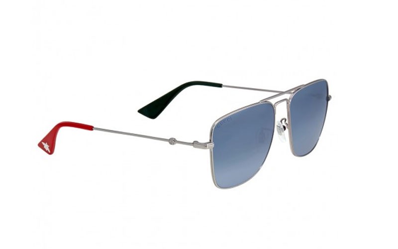 Gucci Silver Square Sunglasses