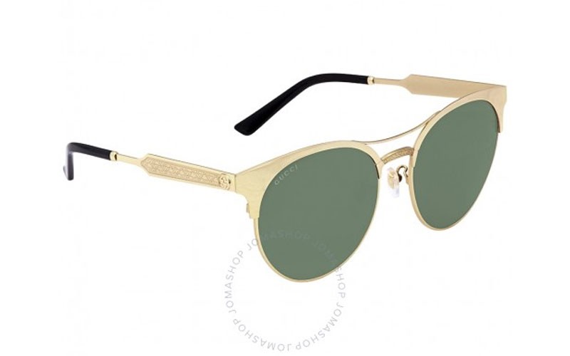 Gucci Green Round Sunglasses