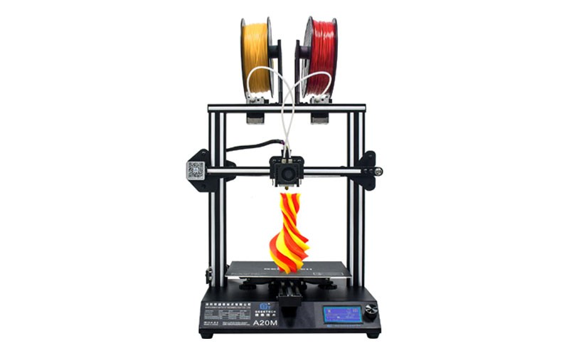Geeetech A20M Mix-color 3D Printer 255x255x255mm Printing Size